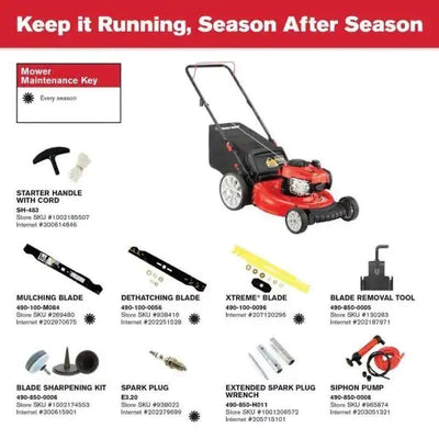 21in. 140cc Briggs &#038; Stratton Self Propelled Gas Lawn Mower with Mulching Kit Included